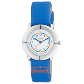 Montre Scout - 280390006 - Enfant - Quartz Analogique - Bracelet Cuir Bleu