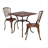 Padre 3 Piece Chaise Bistro Set