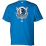 adidas Dallas Mavericks Blue Primary Logo T-shirt (Medium)