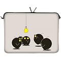 DIGITTRADE LS157-15 Illumination Designer Notebook Sleeve Housse Pour Ordinateur Portable 15,4" jusqu'� 15,6" (39,1 - 39,6 cm) Large N�opr�ne Pochette Sacoche
