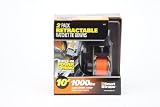SmartStraps 173 10' 3000 lbs. Retractable Ratchet Strap, Orange 2 Pack