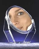 Swivel Two-Sided 1X to 5X Magnifying Mirror in Acrylic Frame