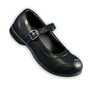 Buy Aris Allen Retro Black Wingtip Athletic Mary Jane Swing Dance Shoes with Suede Leather Sole by Aris Allen Footwear and Apparel