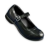 Aris Allen Retro Black Wingtip Athletic Mary Jane Swing Dance Shoes with Suede Leather Sole