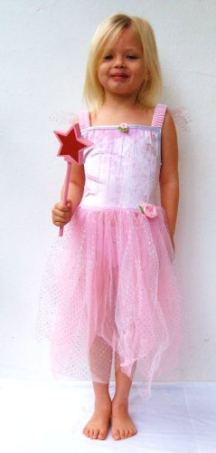Childrens Toyshop  Toys : A high quality Fairy outfit with a FREE wooden fairy wand! Size Medium
