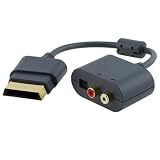 eForCity RCA Audio Cable Adapter Compatible with XBOX 360 + Slim