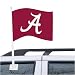 Alabama Crimson Tide Crimson Car Flag