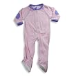 Famous Brand - Girls Footed Blanket Sleeper, Pink, Lavender