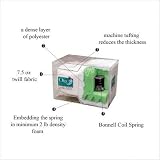 Galaxy 8 Innerspring Platform Bed Mattress (Very Firm) Size: California King