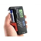 HK Digital Battery Tester Volt Checker for 9V 1.5V and AA AAA Cell BT-168D