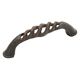 Hickory Hardware PA1321-RI 3-Inch Charleston Blacksmith Pull, Rustic Iron