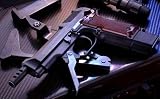 KWA M93R Blowback Gas Powered Airsoft Gun - Black / Brown