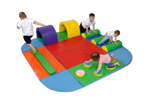 TODDLER ASSAULT COURSE - a clever design that you velcro together to fit YOUR available space - it s just so versatile!