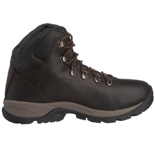 Hi-Tec Vlite Altitude Ultra Luxe Waterproof WPi Hiking, Chaussures randonnée homme - Chocolat - Cuir pleine fleur, 43 EU