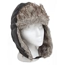 Mens Thermal Winter Trapper/Skiing Hat with Faux Fur