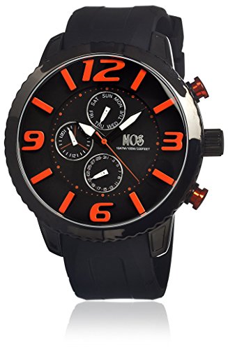 Mos Men's MOSML103 Milan Black Polyurethane Watch