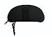 Flying Fisherman Zipper Shell Sunglass Case, Belt Loop and Clip (Black)