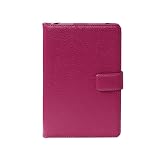 Amazon Kindle 2 Genuine Leather Opening Case with Interior Compartments (Fuchsia)