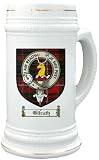 Gilruth Clan Crest / Clan Badge 22 oz. Stein Mug