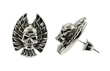 Stainless Steel Skull Design Earrings