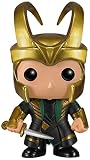 Funko POP Marvel (BOBBLE):  Helmet Loki Action Figure