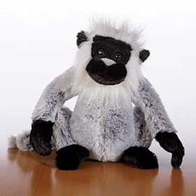 Webkinz Grey Langur Plush Stuffed Animal
