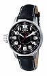 Invicta F0053 Stainless Steel Unisex Analogue Watch with Leather Strap