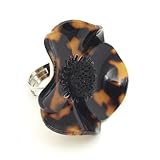 Small Anemone Ring by Cilea (Tortoise)