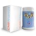 ChillWarmer Stainless Steel Food Jar - Insulated 16 Ounce Thermal FunJar (Blue)