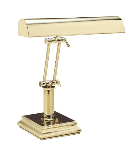 House Of Troy PF14-201 14-Inch Portable Fluorescent DeskPiano Lamp Polished Brass