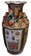 Oriental Longevity vase, Rose Medallion - porcelain, 24"H Oriental Longevity vase, Rose Medallion - porcelain, 24"H
