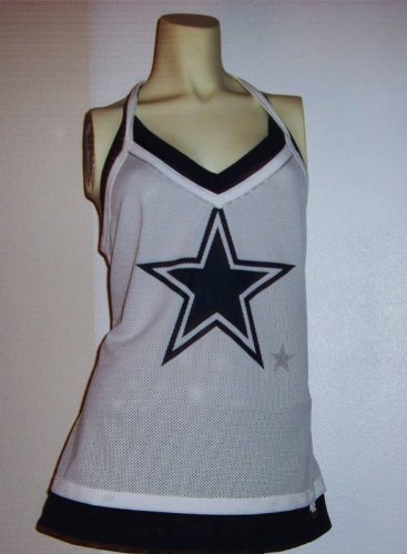 Dallas Cowboys Jersey REEBOK HALTER Double Time Tank LADIES T-shirt