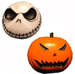 Nightmare Before Christmas Jack and Pumpkin Magnet Set