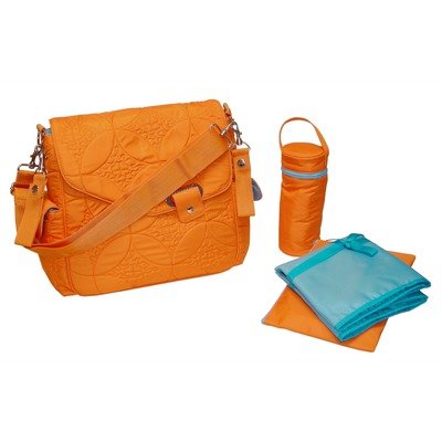 Kalencom Ozz Quilted Messenger Morrocco Orange