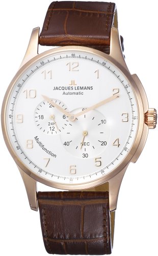 Mens London Automatic 1-1525C Brown Leather
