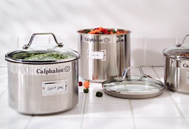 Calphalon 3 Piece Stainless Steel Canister Set PW004GWP by Calphalon
