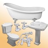 Victoriana Traditional 1570 Slipper Bath Suite Deal