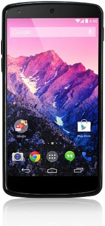 amCase Hybrid Bumper Case (Black) for LG Google Nexus 5 (LG-D820) with Anti-Scratch View-Through Matte Back Panel [in Retail Packaging]