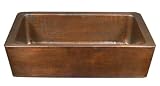 Farmhouse Single Bowl Sink in Copper
