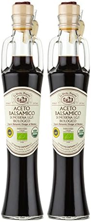 La Vecchia Dispensa - Aceto Balsamico Di Modena I.G.P Biologico - Italian Organic Balsamic Vinager of Modena 4.45 fl.oz. (250ml) - Pack of 2