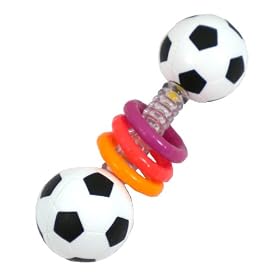 Sassy Mini Sports Rattle Developmental Toy