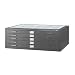 Safco  5-Drawer Steel Flat File, 42 x 30" Black