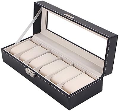 Delicate Watch Box Large 6 Leather Case