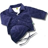 Baby Quilted Jacket and Hat Navy Corduroy SALE SALE!!