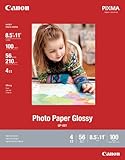 Canon Photo Paper Glossy Letter Size, GP601, 100 Sheets (8649B004)