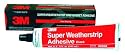 3M 08008 Black Super Weatherstrip Adhesive Tube - 5 oz.