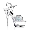 KISS-210 6" Spike Heel P/F Sandal
