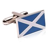 Scottish Flag Cufflinks-CLI-PD-SCT-SL
