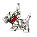 Sterling Silver Epoxy Dog Charm