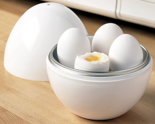 Microwave Egg Boiler by Miles Kimball